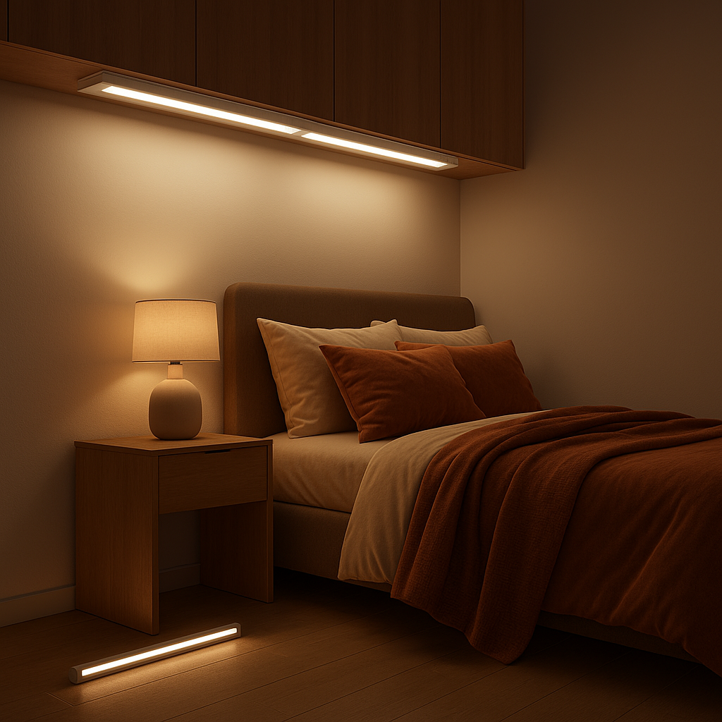 Lampe LED X2 sans fil avec détecteur de mouvement – Éclairage automatique intérieur