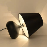 Texturized Curvy Ceramic Table Lamp