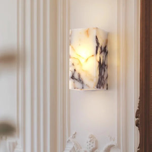 High-end Bedroom Bedside Wall Lamp Living Room Bathroom Waterproof Lighting Fixture Natural Stone Wall Sconce