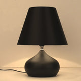 Texturized Curvy Ceramic Table Lamp