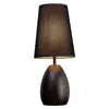 Modern Simple Mini Table Lamp Bedside Light with Black Shade