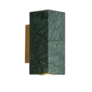 Modern LED Wall Lamp with White Black Green Marble Shade for Home Decor Living Room Bedroom Corridor Hotel-Bedside Wall Light