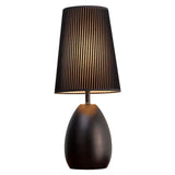 Modern Simple Mini Table Lamp Bedside Light with Black Shade