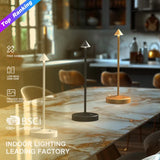 Minimalism Tafellamp Restaurant Cordless Touch Zafferano Pina Pro Led Battery Rechargeable Table Lamp