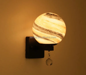 Factory Direct Retro Decorative Marble Alabaster LED Wall Lamp - Ambient Light for Living Room Bedroom Bedside & Corridor