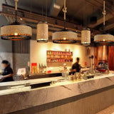 Zhongshan Luminaire American Country Hemp Rope Chandelier Retro Industrial Personality Creative Restaurant Cafe bar Table Lamp